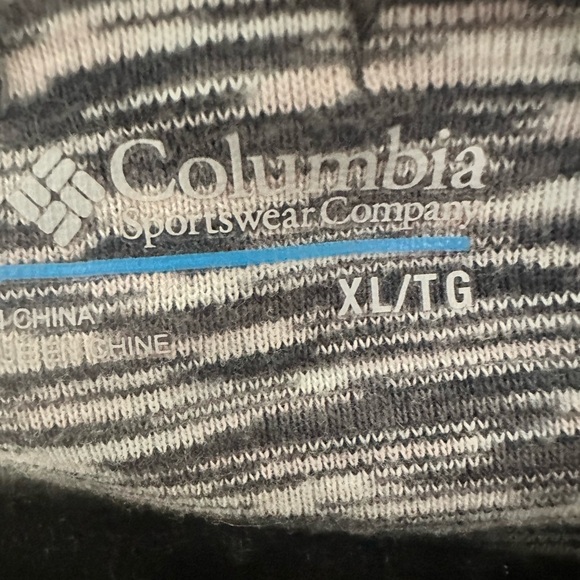 Columbia Outerspaced Hoodie Lightweight Pullover Top Size XL Space Dyed Gray - Picture 7 of 8